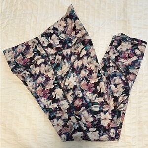 Lululemon Athletica Floral Leggings - multicolor. Barre3 edition.